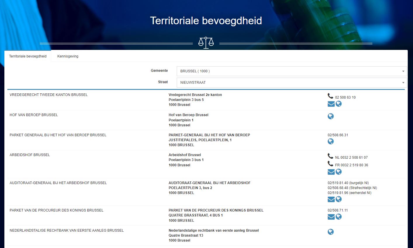 Territoriale bevoegdheid